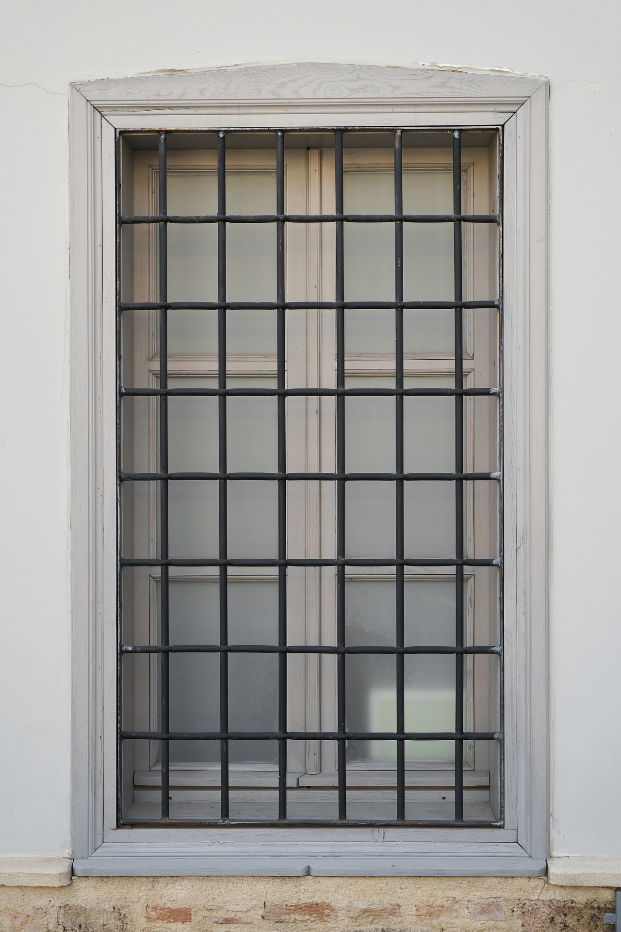 Security bars protecting a window
